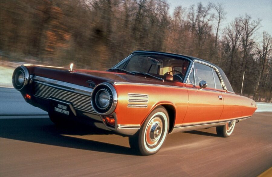 Chrysler Turbine Car. ¡Motor de turbina de gas en tequila!