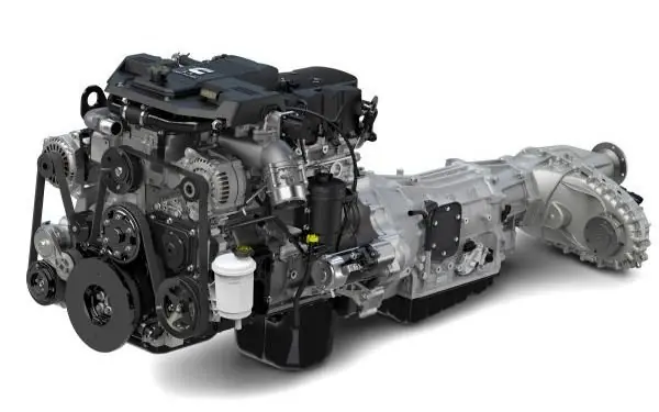 Dodge Ram 3500 — 6,690 litros, 6 cilindros en línea turbo diésel